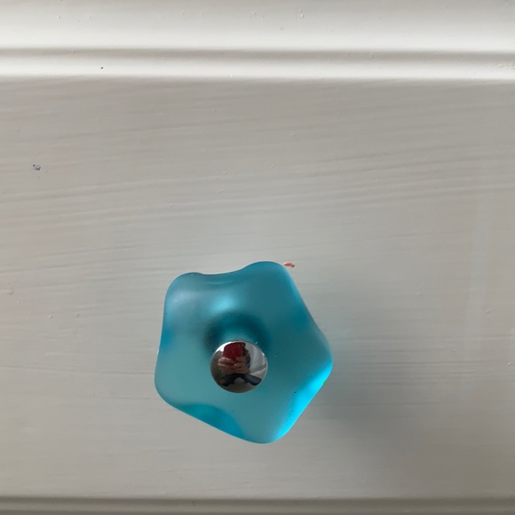 Other - Blue glass drawer pulls